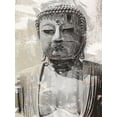 thumbnail image 2 of Urban Epiphany 25x32 White Modern Wood Framed Museum Art Print Titled - Japanese Buddha Close Up, 2 of 4