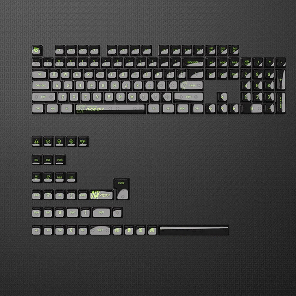 Customizable Keycaps Set for Switches, 61/68/75/84//98/104/108 Mechanical Keyboards Caps