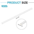 thumbnail image 2 of 20Pcs 16 Inch Plastic Welding Rods, Welding Sticks for Repairing Plastic Bumpers,Welder, Kayaks, Car, White, 2 of 5