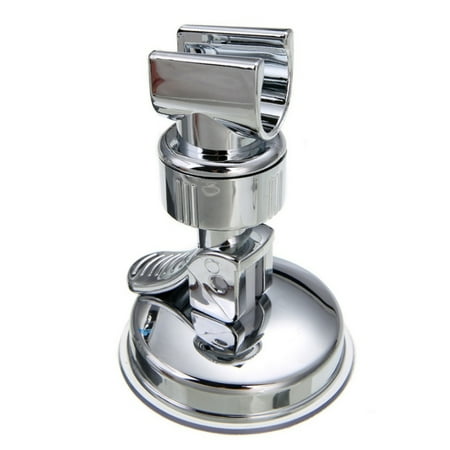 - Adjustable Power Lock Shower Head Holder Wall Mount Head Suction Cup Hook