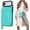 Mint Green, variant on Crossbody Wallet Case for iPhone 17 Air, RFID Blocking PU Leather Zipper Handbag Purse Flip Cover, Kickstand Folio Case with Card Slots Holder Wrist Strap Lanyard 5G 6.5 Inch (Rose Gold)