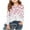 White, variant on Spazoro Kids Girls Shirts Tee, Long Sleeve Valentine's Day Crew Neck 2025 Casual Loose Tops for Child Girls Black Size 5-6T