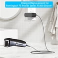 thumbnail image 4 of Charger for Remington Shaver for F5-5800 F5800 F5790 F4790 R5150 R6130 R-6150 MS2-390 MS3-2700 MS680 R9100 Shaver, Electric Razor Power Cord Adapter Replacement, 4 of 7