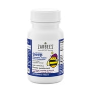 Zarbees Childrens Sleep Chewable Tablet with Melatonin, Grape, 30 Count