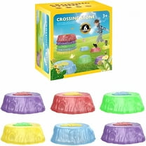 BESTSKY Light up Kids Stepping Stones,Floor is Lava Stepping Stones Light up for Toddlers,Non-Skid Stepping Stones with LED Lights,Outdoor & Indoor Toys(Set-A)