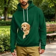 thumbnail image 6 of Harcomeey Pet Carrier Hoodies for Men,Oversized Long Sleeve Cozy Soft Pet Hooded Sweatshirts with Pocket Fall Clothes, 6 of 8