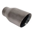 thumbnail image 5 of BOROCO Tubo Silenciador De Escape, Punta De Escape De Coche, Acero Inoxidable Negro, Entrada De 60 Mm, Salida De 89 Mm, Tubo Adaptador De Salida Individual, 5 of 5