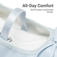 thumbnail image 3 of DREAM PAIRS Toddler Little Girls Mary Jane Ballet Flats Dress Shoes with Bow, 3 of 7