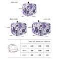 thumbnail image 2 of Purple Ombre Spring Floral Small Toaster Cover 2 Slice, Kitchen Appliance Covers, Summer Botanical Flowers Toaster Oven Cover with Loop, Bread Machine Cover Polyester Dust Cover Protection, 2 of 4