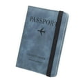 thumbnail image 2 of Titular del pasaporte Salvador organizador de tarjeta de Bloqueo con ranuras para tarjetas de crédito Gris, 2 of 10