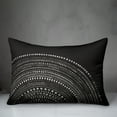 thumbnail image 3 of Creative Products Black Circle Dot Pattern 14x20 Indoor / Outdoor Pillow, 3 of 3