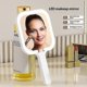 thumbnail image 3 of 808 Handheld Led Makeup Mirror With 3 Color Lighting Touch Control Rechargeable Vanity Mirror - Roun, 3 of 5