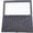 Black, variant on Glass Top Black Jewelry Display Case With 72 Slot White Ring Display Insert