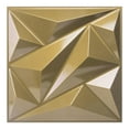 thumbnail image 2 of 33   Wall Panel  for Interior Wall Decor, PVC Textured Wall Panels, 12''x12'' Cover 32.Sq.Ft. Golden, 2 of 7