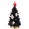 thumbnail image 5 of Northlight LED Lighted Skull and Ghost Halloween Tree - 12", 5 of 10