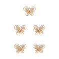 thumbnail image 3 of Jumpingount Bufanda Anillo Bufandas Hebilla con Diamantes de Imitación Envoltura Abrazadera Scalewing Estilo Blanco Type1 NO1 Jumpingount CBP187407, 3 of 5