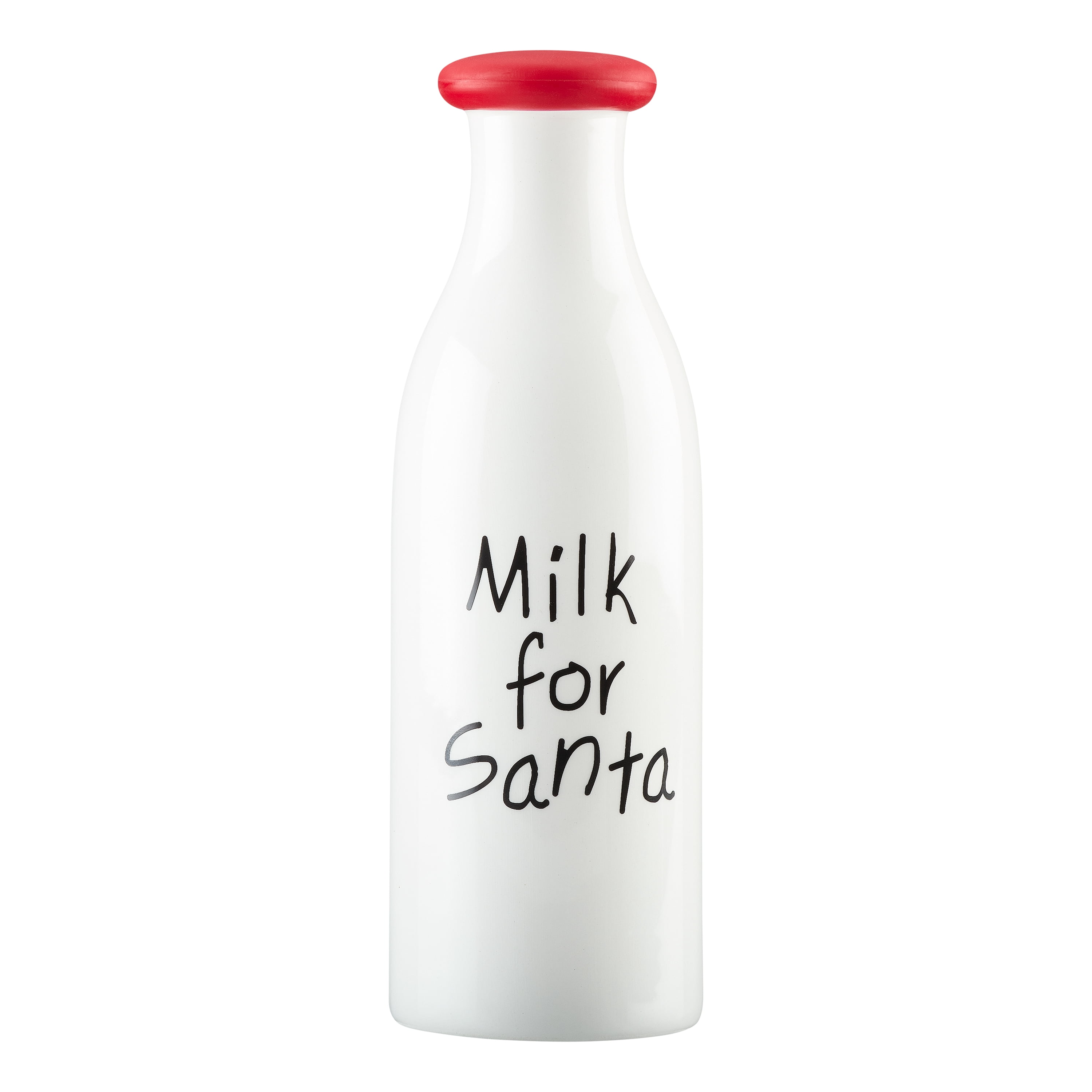 Holiday Time Milk For Santa Christmas Milk Bottle Walmart Com