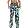 thumbnail image 3 of Daiia Angry Shark Men's Sleep Pant with Pockets and Drawstring,Pajama Pants-Medium, 3 of 9