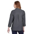 thumbnail image 2 of Blouse à Manches 3/4 en Chambray Extensible Collection Couronne pour Femmes DG562W, 2 of 2
