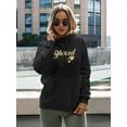 thumbnail image 2 of Text Blessed Hoodie Women -GoatDeals Designs, Female Medium, 2 of 4