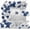 Navy Blue, variant on Graduation Balloon Garland Arch Kit for Graduation Decorations Class of 2026 - Black Gold and White Balloons Different Sizes 5 12 18 Inch Graduations Balloons Arch for Grad Party Supplies
