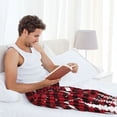 thumbnail image 5 of Naloa Christmas Tree Buffalo Plaid Pajama Pants Men, PJ Bottoms, Sleep & Lounge Pants-X-Large, 5 of 6