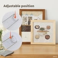 thumbnail image 4 of MY MIRONEY 5Pcs Adhesive Easel Back Silver Metal Picture Frame Easel Back Stand Self Stick Easel Back Support for Photo Paintings Display, 5.12"" Height, AMT00004389, 4 of 8