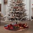 thumbnail image 4 of Bingfone Christmas Tree Skirt Mat Christmas Decoration Interior 30" -Tropical Beach Candlelight, 4 of 6