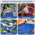 thumbnail image 7 of Camping Sleeping Pad, Ultralight Camping Mat with Pillow Built-in Foot Pump Inflatable Sleeping Pads Compact for Camping Backpacking Hiking Traveling Air Mattress, 7 of 7