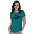 thumbnail image 4 of Me Sarcastic Never Humorous Attitude Women's T Shirt Ladies Tee Brisco Brands X, 4 of 6