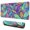 Blue Pioneer Flower-2, variant on Long Mouse Pads for Desk,Blue Pioneer Flower and Paisley Pattern Desk Mats on Top Of Desks, Desk Mouse Pad Extra Large with 3mm Non-Slip Base and Stitched Edge for Gaming,Office,Work,Home 47.3"x23.6"