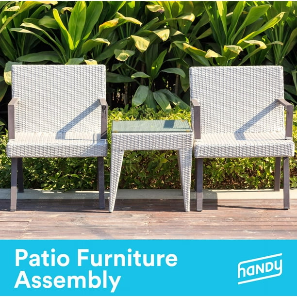 Patio Set Assembly by Handy up to 3 pieces