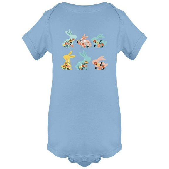 Happy Easter Bunnies Bodysuit Infant -Image by Shutterstock, 18 Months