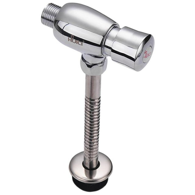 Válvula de Retardo Manual Tipo Botón para Inodoro Push Flush Flusher, Conveniente para Instalar Y Reemplazar Yotijar Válvula de descarga de urinario