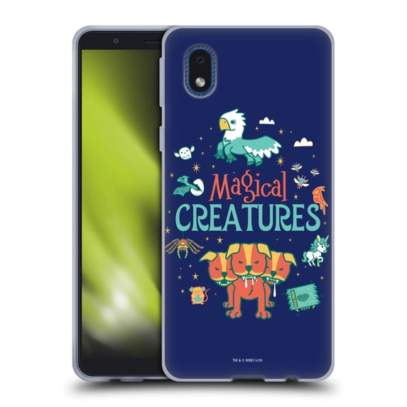 Head Case Designs Officially Licensed Harry Potter Deathly Hallows I Magical Creatures Soft Gel Case Compatible with Samsung Galaxy A01 Core (2020)