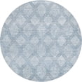 thumbnail image 2 of Unique Loom Kamala Washable Collection Area Rug - Modern Trellis (7' 10" Round Blue/Ivory), 2 of 9