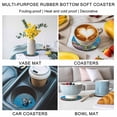 thumbnail image 5 of Funny Diving Panda Coasters Set of 4, Absorbent Coasters for Drinks, Ocean Sea Coastal Coral Fish Marine Life Coaster for Desk Coffee Table Protection, Home Decor House Warming Gifts 4", 5 of 8