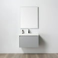 thumbnail image 5 of 30" Freestanding Bathroom Vanity with Sink & LED Mirror & LED Medicine Cabinet - Light Grey, 5 of 9