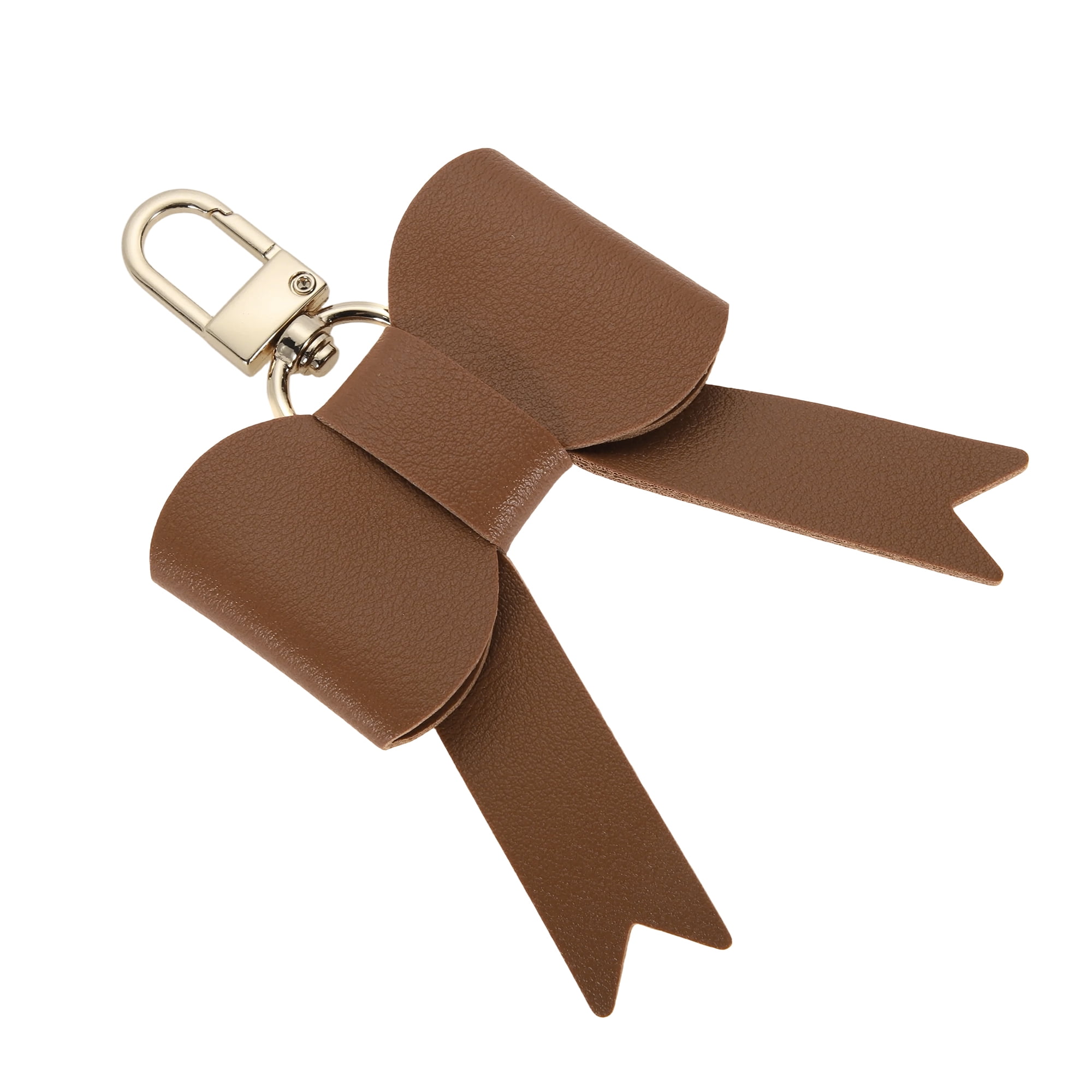 Unique Bargains Colorful Bow Handbag Charms for Gifts And Accessories Brown