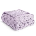 thumbnail image 1 of Manta Bedsure Lavender Fog, forro polar para sofá, 130 x 150 cm, 1 of 7