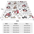 thumbnail image 2 of Penguin Blanket Super Soft Warm Animal Flannel Throw Blankets for Boys Girls Adults Lovers for Couch Sofa Bed Office Gifts 80"x60", 2 of 4