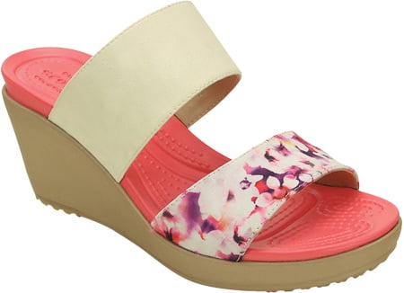 crocs leigh ii 2 strap wedge