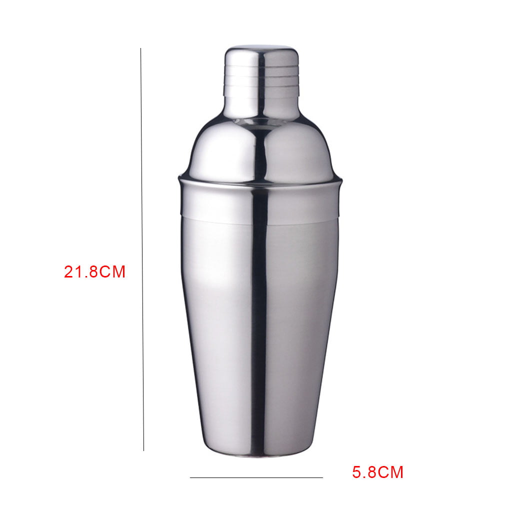 Cocktail Mix Cup 550ml Stainless Steel Cocktail Shaker Barware Bar Mixing  Making Drinking Container