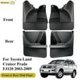 thumbnail image 2 of Oe Styled Molded Mud Flaps For Toyota Land Cruiser Prado Fj120 120 2003-2009 Mudflaps Splash Guards Mudguards Front Or RearOnly Rear, 2 of 5