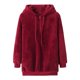 thumbnail image 1 of ICHUANYI Liquidación Suéter con capucha de terciopelo de doble cara de manga larga de color casual y de moda para mujer ICHUANYI WER2023082202930, 1 of 2