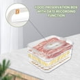 thumbnail image 2 of Contenedor de Fiambrera de 4 para Refrigerador, Contenedor de Almacenamiento de Tocino, Caja de Almacenamiento de Alimentos para Refrigerador, 2 of 5