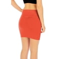 thumbnail image 3 of Vivian's Fashions Skirt - Cotton Mini Skirt (Junior and Junior Plus Sizes), 3 of 3