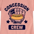 thumbnail image 3 of Instant Message - Hot Dog Concession Crew - Youth Girls Fitted Short Sleeve T-Shirt, 3 of 6