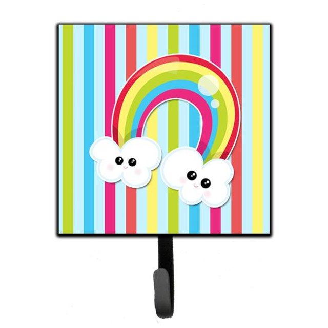 Carolines Treasures BB7151SH4 Weather Rainbow Face Leash or Key Holder