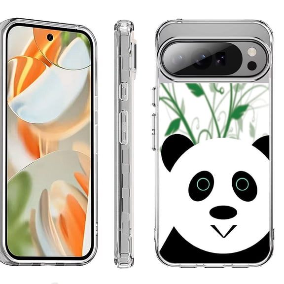 For Google Pixel 10 Pro XL Shockproof Protective Phone Case, by OneToughShield - Panda